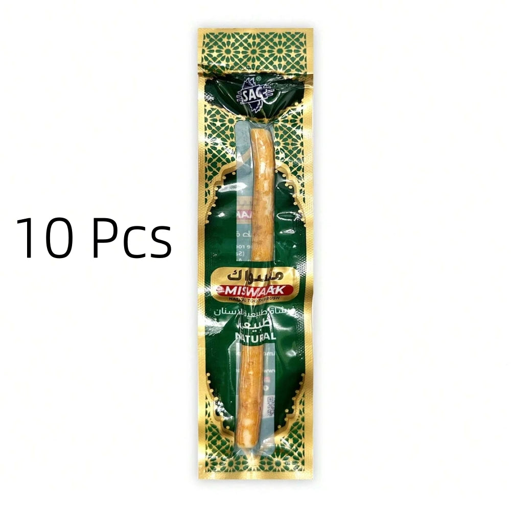 Natural Miswak Traditional Toothbrush Stick for Whiter Teeth, Healthy Gums, and Fresher Breath