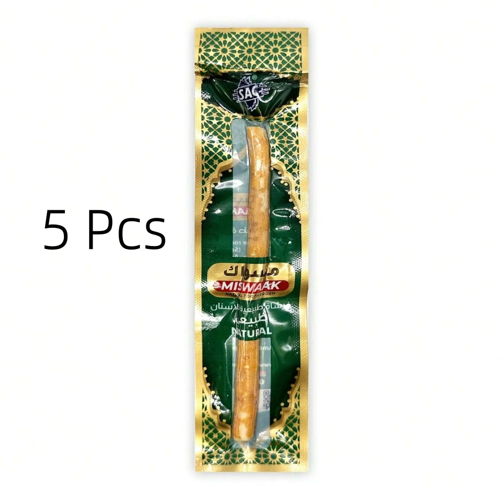 Natural Miswak Traditional Toothbrush Stick for Whiter Teeth, Healthy Gums, and Fresher Breath